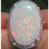 Chenrui Fashion Geometric Opal Ring for Ladies