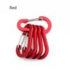 Alloy Carabiner 5PC Aluminum Outdoor Backpack Camping Climbing Buckle Fishing Hook Keychain Lock Buckle Snap Clip Tools