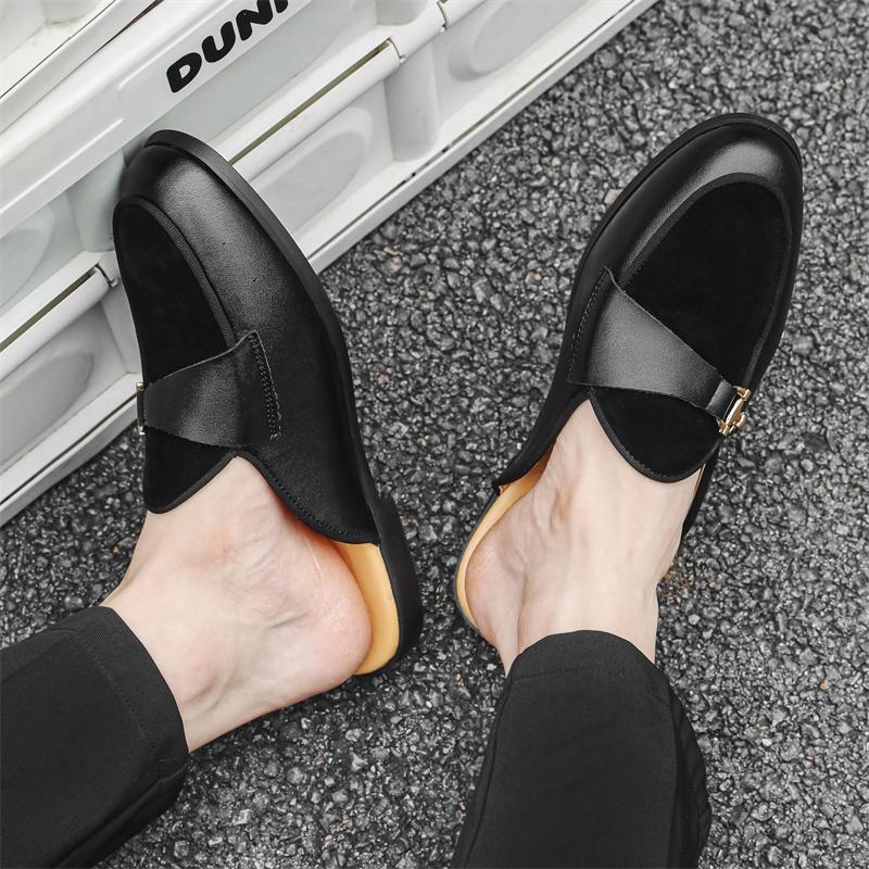 Лидер продаж, мужская домашняя обувь на плоской подошве, мужская деловая рабочая обувь, повседневные универсальные мокасины, Европа Америка, бесплатная доставка