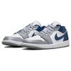 Air Jordan 1 Low French Blue Женские кроссовки Grey Stealth White DC0774-042