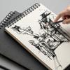 Up Turning Loose-Leaf Sketchbook Taking Notes Memo Notepad Portable Hand Ledger  Office