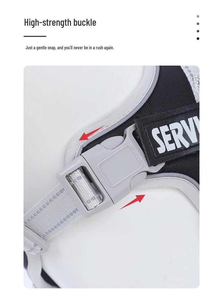 Шлейка для собаки в стиле седла K9 и поводок - Взрывозащищенная, для средних/крупных пород, бордер-колли, золотистый ретривер