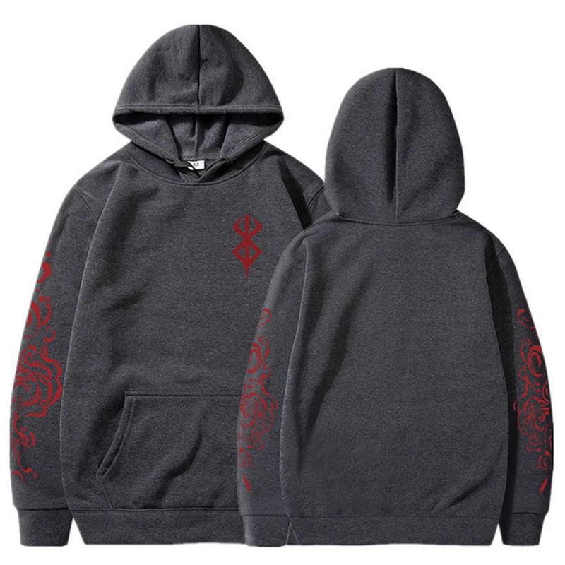Anime Berserk Acid Hoodies Printed Men Hoodies