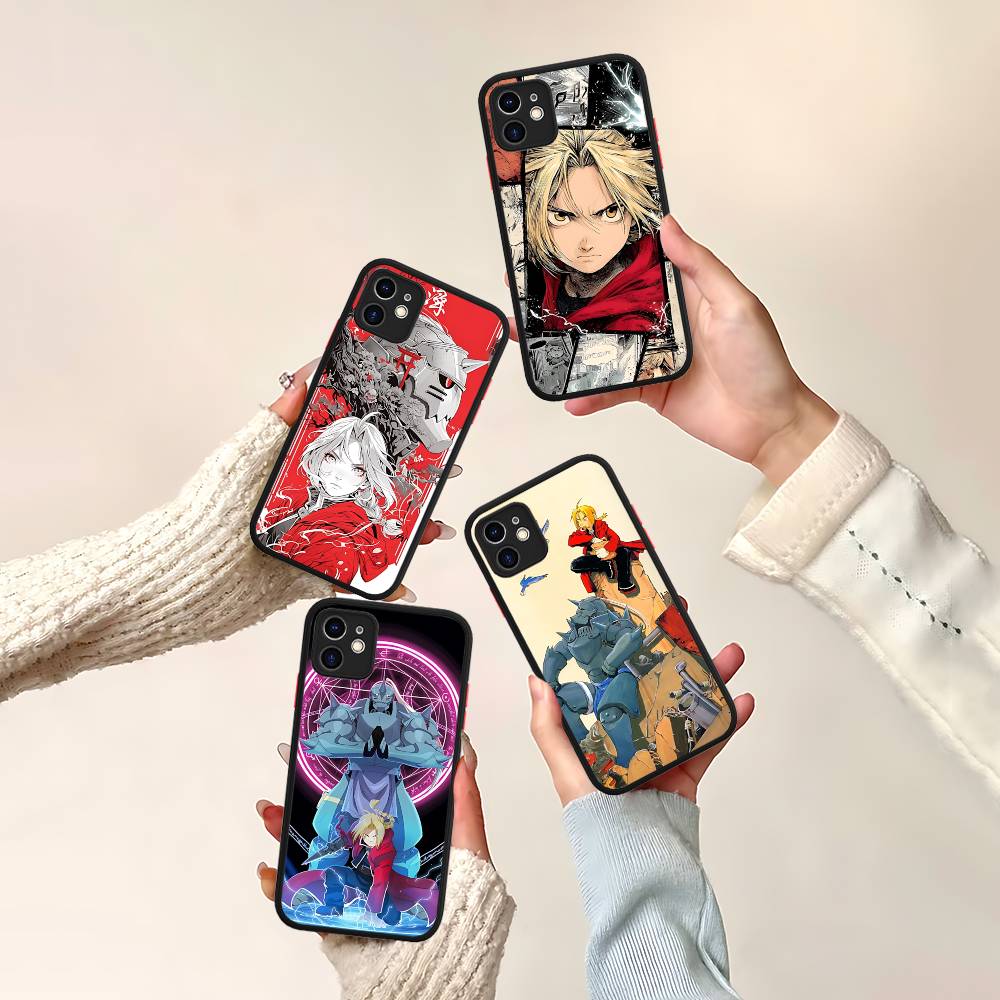 Anime F-Fullmetal A-Alchemist Phone Case For IPhone 16e 16 15 14 13 12 11 Pro Max X XS Max Plus Matte Clear