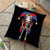The Amazing Digital Circu Cushion Cover Ponmi Jax Clown Pillowcase Square Pillowcase Home Office Decoration Pillow Case 45cm