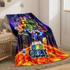 Colorful characters and elements from **Super Mario Galaxy** in space. for all seasons blanket lunch break throw gift