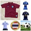 Retro Vintage THAILAND Football Soccer Polo JERSEY National CHEER Quick Dry Polo Shirt Collar Print Polyester Short Sleeve Uniform Sport Outdoor