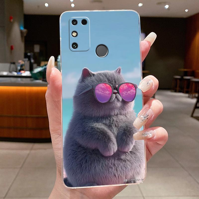 Casing For Honor 9A MOA-LX9N Case Aesthetic Luxury Cute Cool Boys Girls Pattern Transparent Soft Silicone Back Cover Phone Case