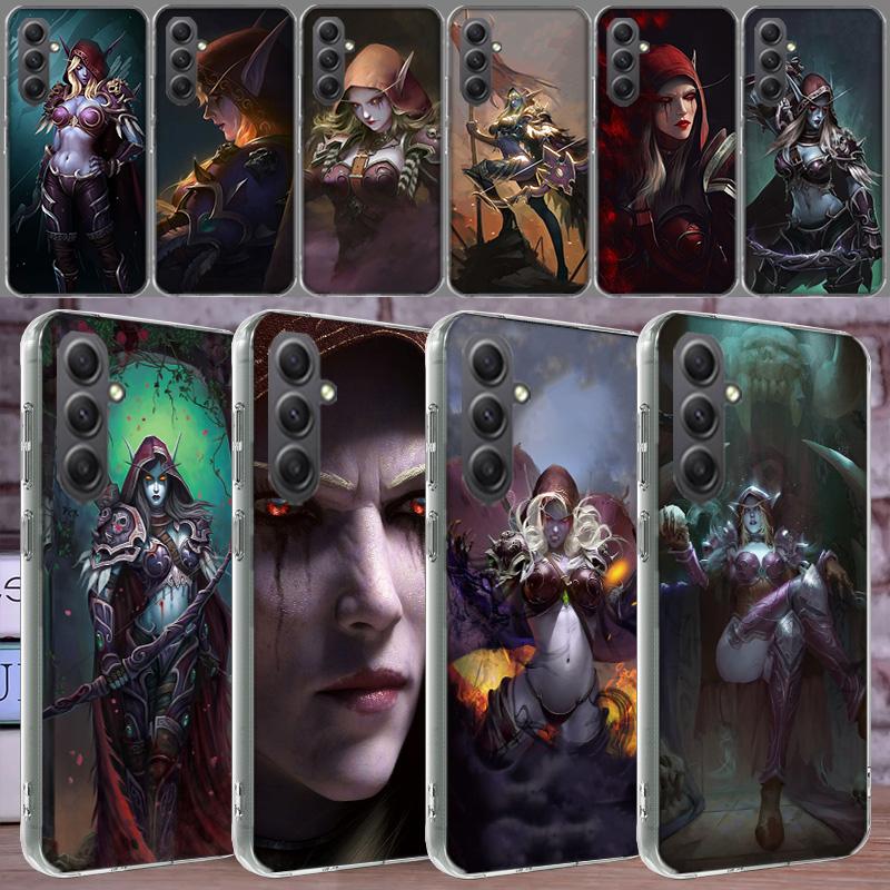 W-World Of W-Warcraft Elf Phone Case for Samsung A16 A26 A36 A56 A17 A37 A57 A07 A06 A02S A03 A04S A05S Galaxy Note 20 10 A50S A