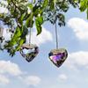 45mm Crafts Hanging Pendant Heart Hanging Heart Suncatcher Dreamy Crystal Wind Chime  Xmas Gift