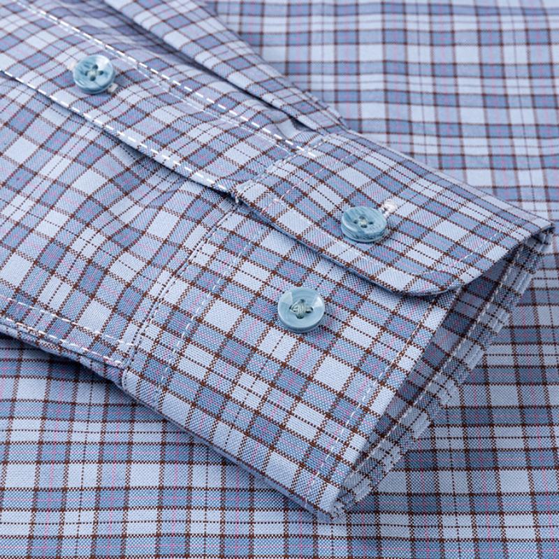 160КГ Подходит 11XL 10XL Большой Высокий Горячая Распродажа Оксфорд 100% Хлопок Мужская Рубашка Длинный Рукав Большой Размер Деловой Повседневный Прочная Рабочая Рубашка