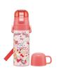 Бутылка для воды Skater Water 470 мл или 430 мл Sanrio Hello Kitty Fancy Snacks, нержавеющая сталь, спортивная, детская, 2-сторонняя, (Прямое питье) (Питьё из чашки), Дизайн, и