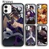Чехол для телефона Krajews Kokushibo Demon Slayer Kimetsu no Yaiba для iPhone 14 5 SE 6s 7 8 plus XR XS 11 12 13 pro max Galaxy S21 S22