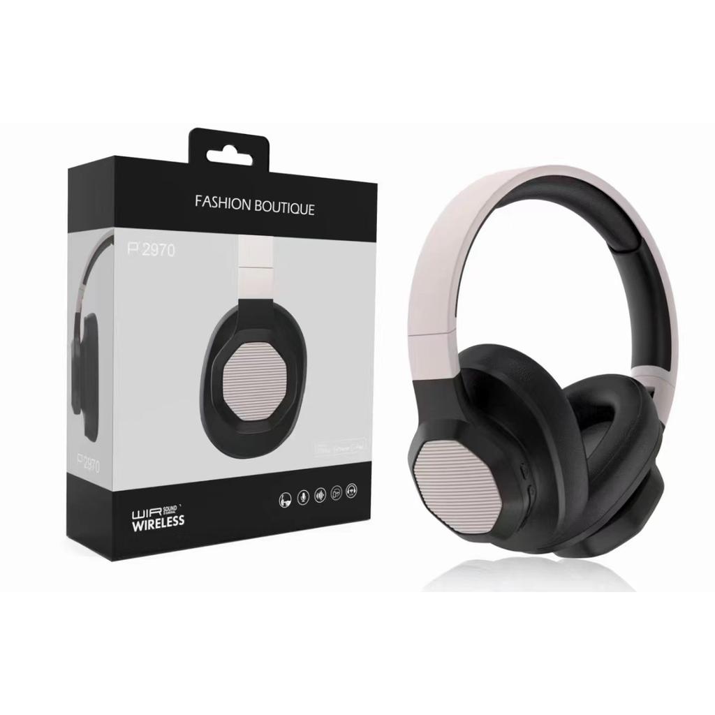 Беспроводные складные наушники P2970 с амбушюрами 3D, совместимые с Bluetooth