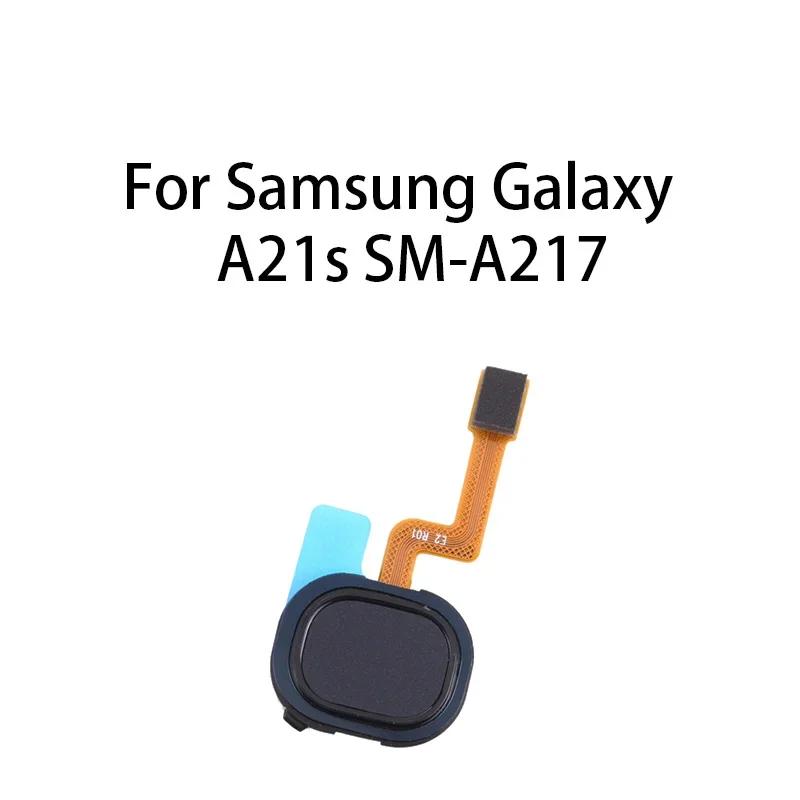 org Home Button Fingerprint Sensor Flex Cable For Samsung Galaxy A21s SM-A217