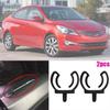 2 шт. для Hyundai Solaris RB RC HC YC BN7 2010 2011 2012 2013 2014 2015 2016 - 2024 Блокировка лотка для карандашей клипсы заклепки черный новый