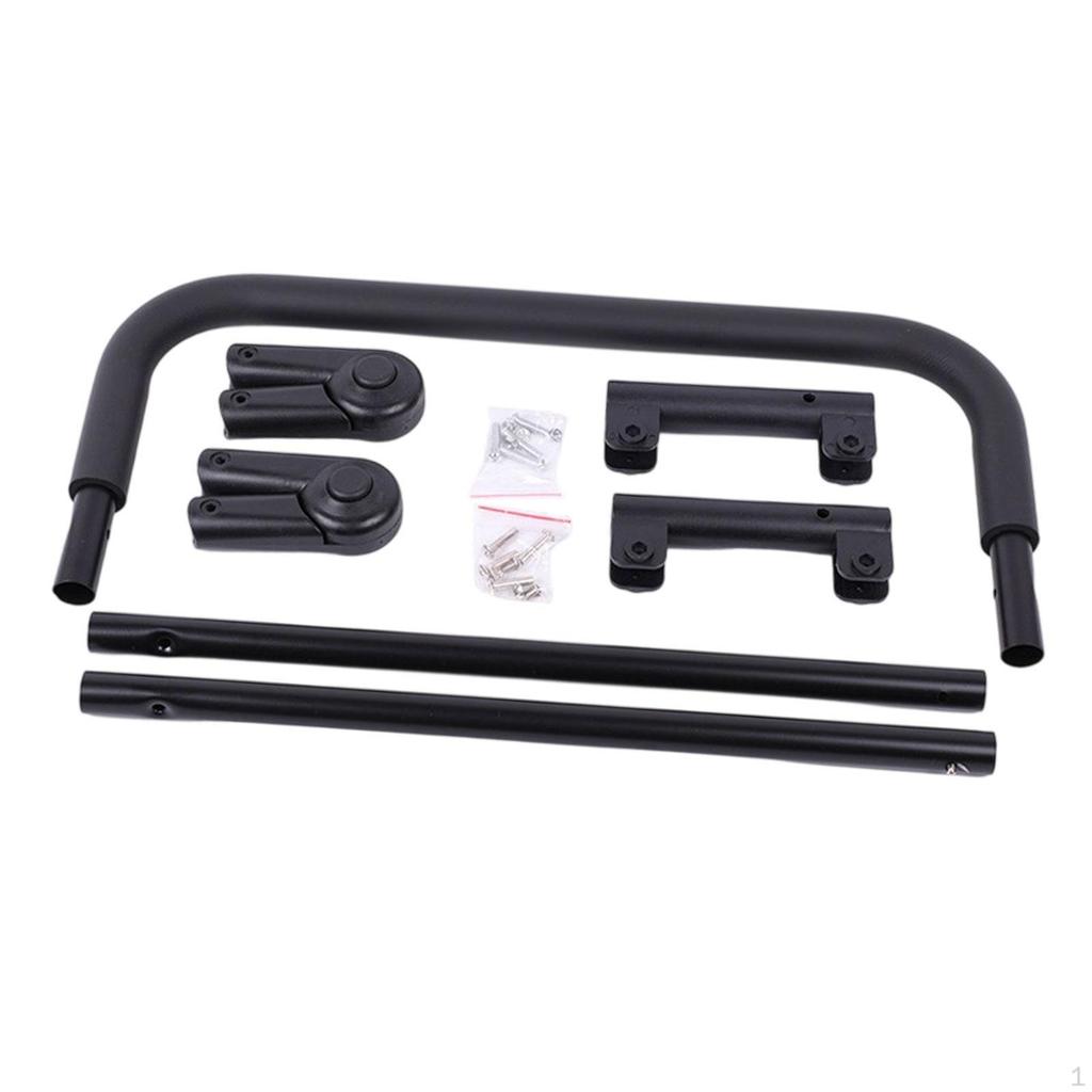 Adjustable Wagon Push Handle Camping Easy Install Lightweight Beach Cart Accessories