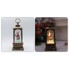 Christmas Santa Claus Musical Lantern Decoration LED Hanging Lamp USB Home Decor