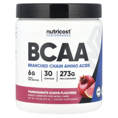 Спортивные результаты, BCAA, Гранат-Гуава, 9,8 унции (273 г)