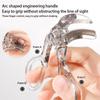 Eyelash Curler Women Professional Eyelashes Beauty Makeup Curlers Tweezers Lasting Clip V3M2