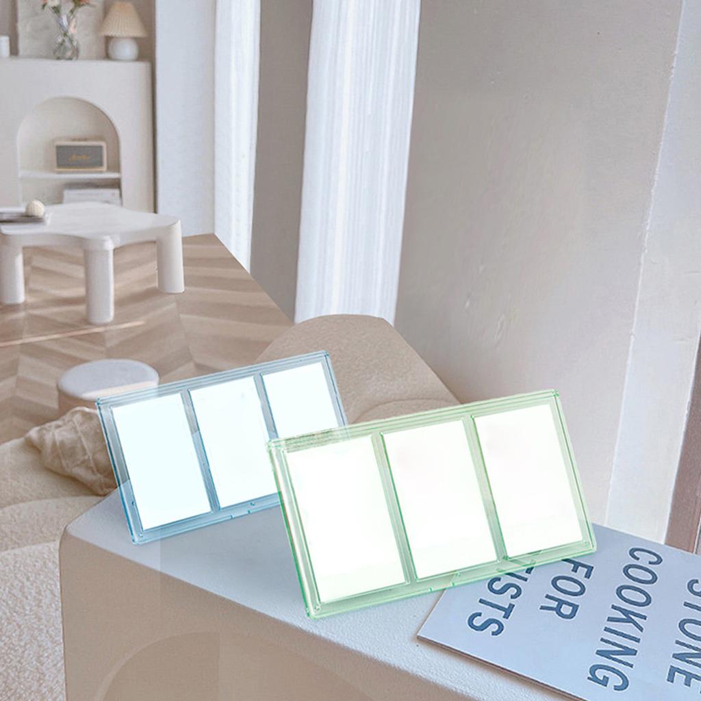 3-дюймовая фоторамка с небольшой платформой для карточек, держатель для фотокамеры, чехол для хранения фотографий, 3 сетки