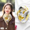 Women's Elegant 100% Cotton Scarf with Magnetic Closure