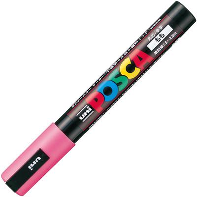 Mitsubishi Карандаш Posca Средний Круглый Наконечник Розовый 10 штук На водной основе PC5M.13