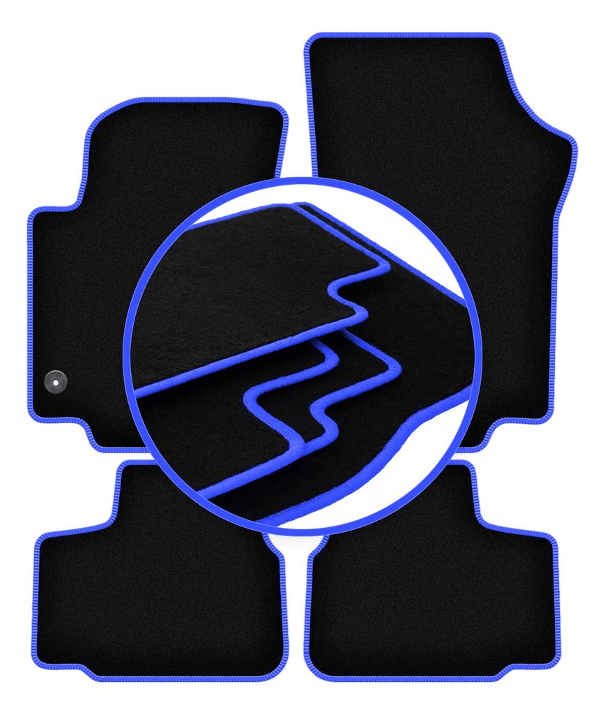 CARLUX-BLUE car mats for: Seat Mii hatchback (2011-)