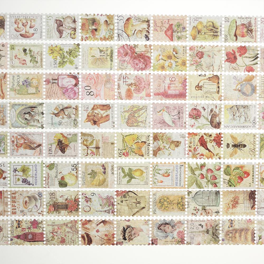 DIY Журнал Дневник Планировщик Скрапбукинг Наклейка Винтажная Штамп Лента Почтовый Этикетка Наклейки Васи