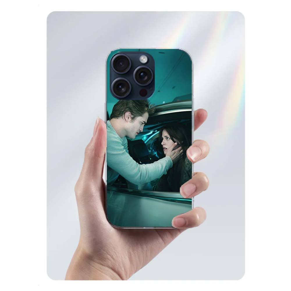 Прозрачный чехол для телефона Сумерки Для iPhone 17 Air 16 Pro Max 15 Pro 14 Plus 17E 16E 11 13 12 Mini Чехлы Fundas Cell TPU Колпачок