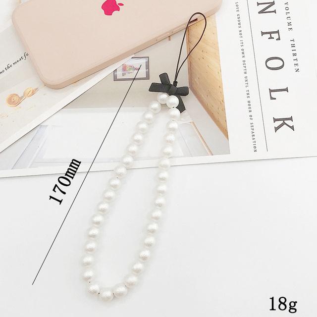 Простые облачные цветы, акриловая цепочка для телефона из бисера, ремешок ярких цветов с бантом и узлом-тюльпаном, чехол для телефона, веревка, ювелирные аксессуары для женщин