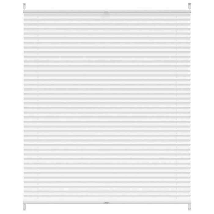 VidaXL Store Plissé Blanc 100x100cm Occultant Tamisant Fenêtre Store Vénitien 240609