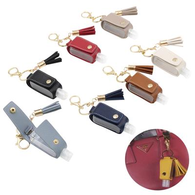 Брелок в виде многоразовой дорожной бутылки с дезинфицирующей жидкостью для рук