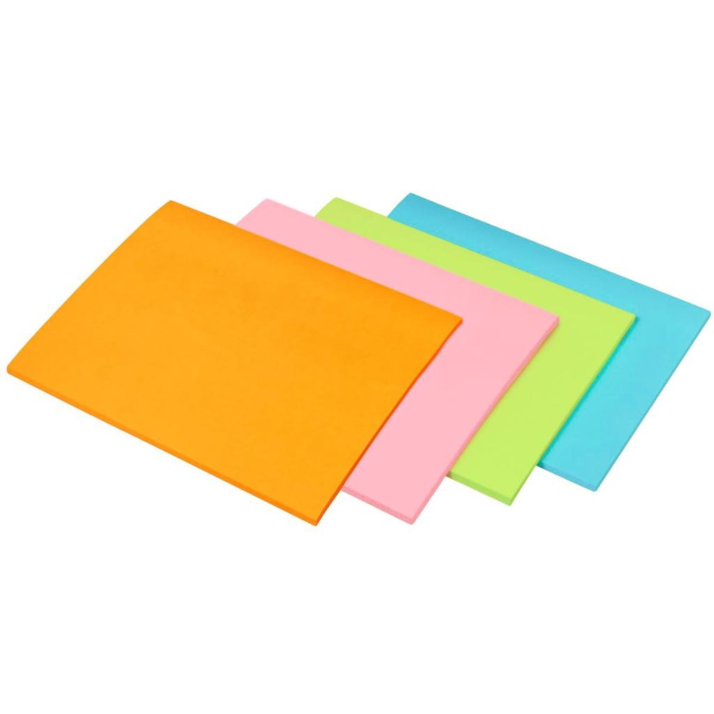 Сильный большой неоновый 152 x 203 45 листов x 4 Post-it заметки, клей, блокнот, цветной, мм, книги, 6845-SSP
