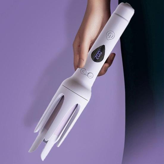 Automatic Curling Iron 7 Temperature Adjustable Fast Heating 32MM Hair Curler Negative Ions Ceramic Electric