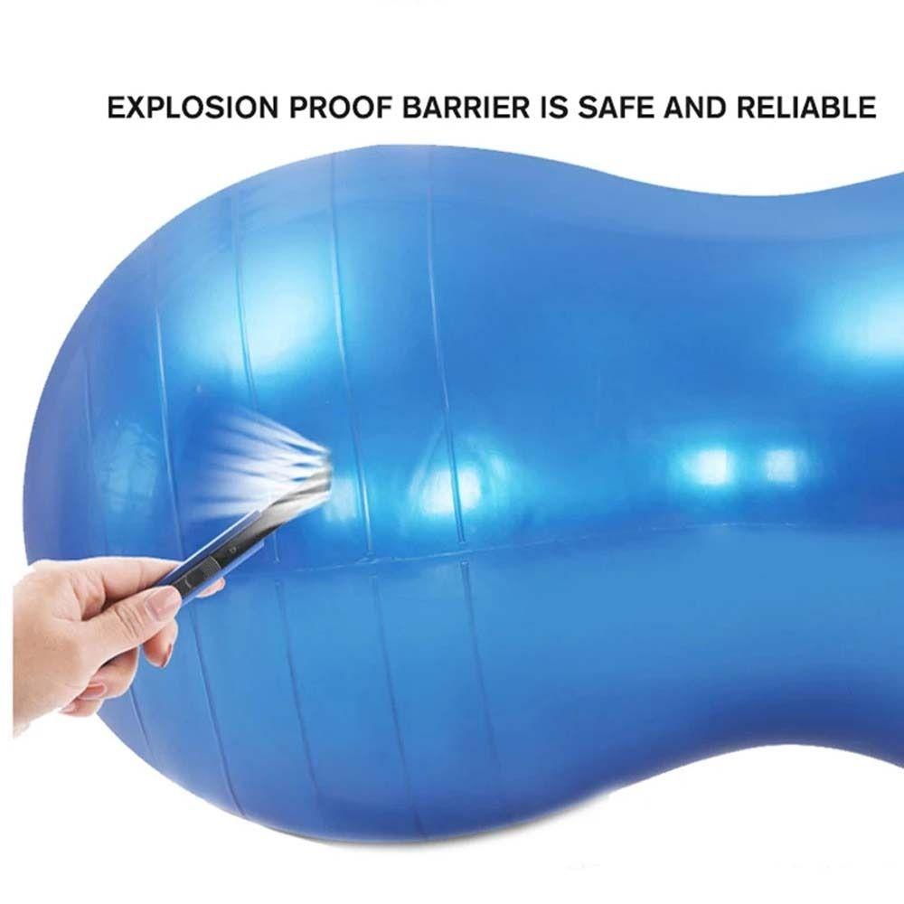 Thickened Peanut Ball 45*90CM Yoga Fitness Ball Balance Sports Pilates Yoga Ball Adult Fitness