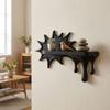 Plastic Burst Dripping Shape Wall Shelf 3D Printed Wall Storage Shelf Floating Wall Stand  Bedroom