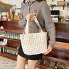 Trendy Korean Dot Pattern Shoulder Bag With Spacious Design Ideal For Everyday Use
