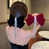 1Pc New Korean Fashion Bow Hair Pin Solid Color Elegant Hair Clips Headwear Girls Kids Hair Accessories
