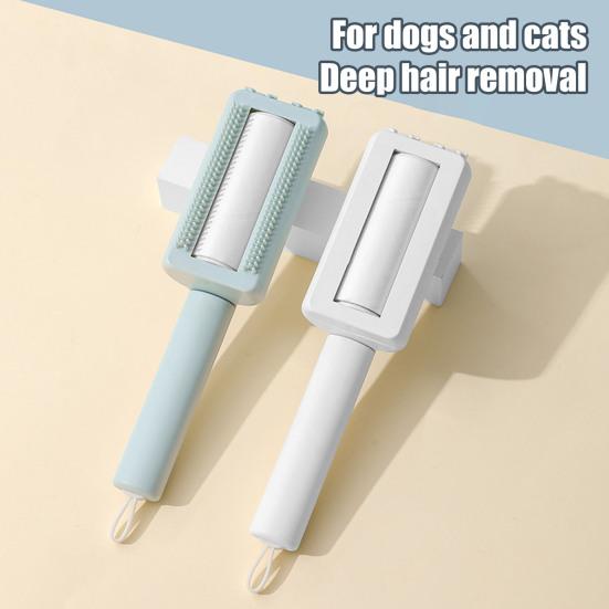 Инструмент для удаления шерсти домашних животных Щетка-ролик для удаления ворса Инструмент для груминга Кошки и собаки Многоразовый липкий ролик для удаления шерсти питомцев для стирки Ковер Мебель Диван Кровать