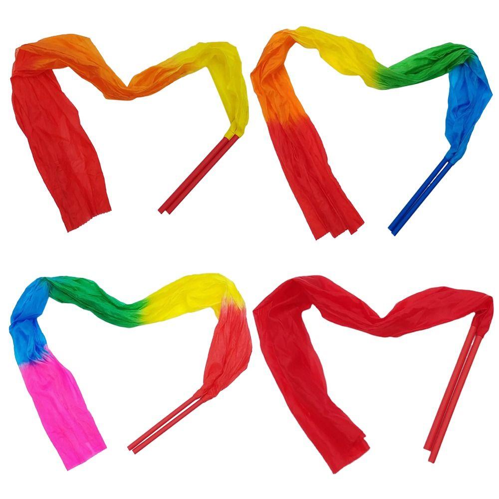 Silk Dancing Ribbons With Rod Stage Show Prop New Dance Ribbon