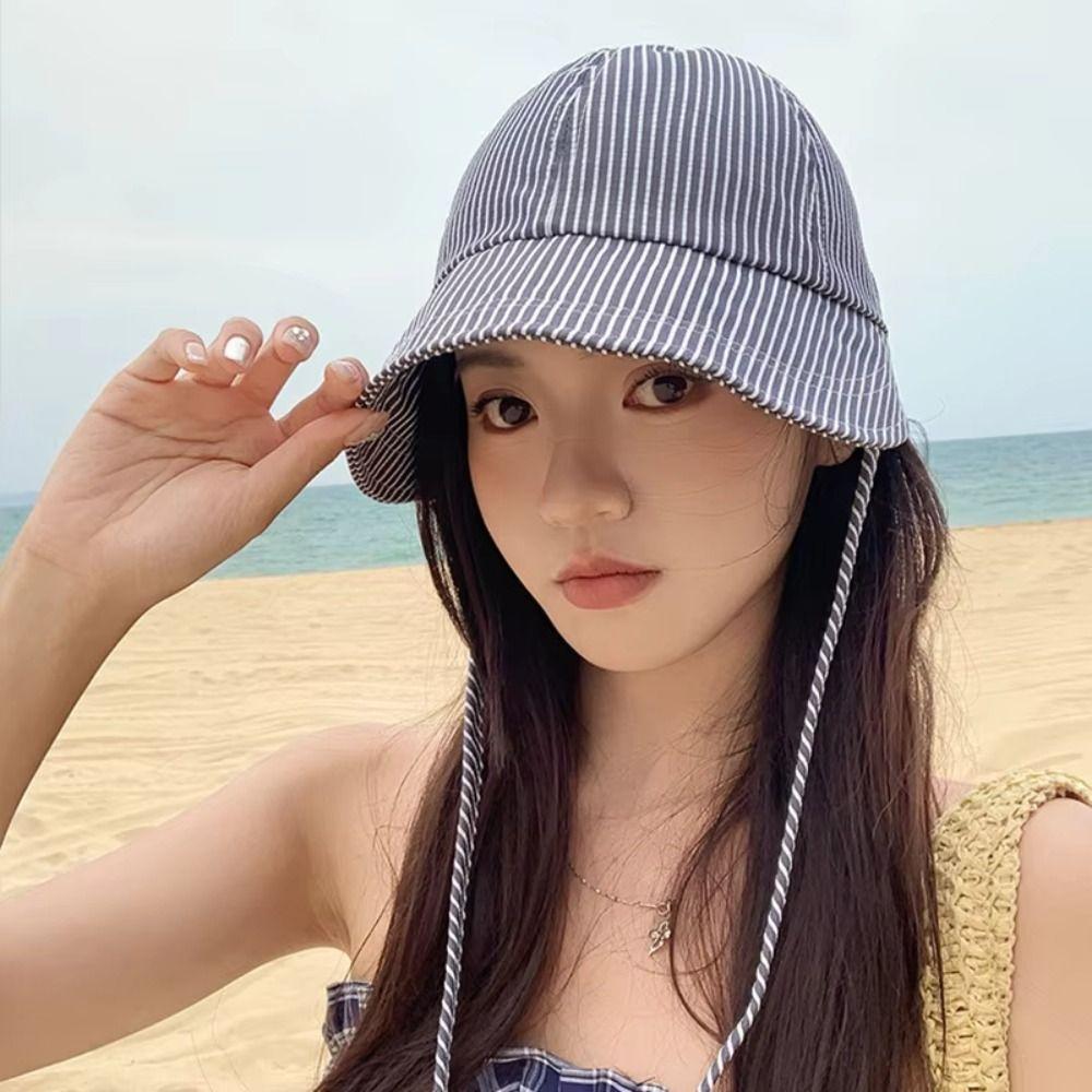 Breathable Sunscreen Hat Adjustable Baseball Cap Casual Bucket Hat Outdoor Beach Travel