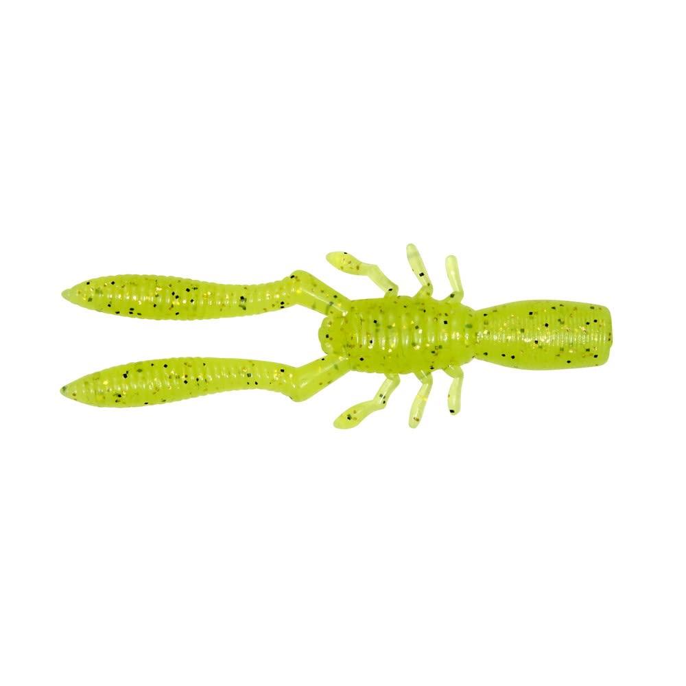 Megabass BOTTLE SHRIMP SW (2.4inch) Прозрачная диаграмма/Золотая крошка