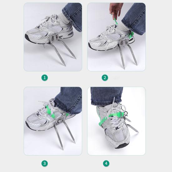 1 комплект шипов для лазания по деревьям, когти кошки для лазания по деревьям, противоскользящая обувь с регулируемыми