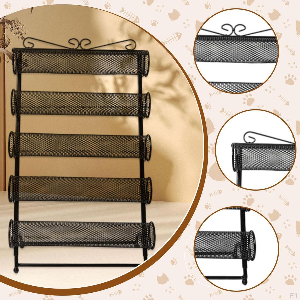 Bracelet Display Stand Bangle Holder 5 Tiers Multipurpose Watch Showcase Rack for Bedroom