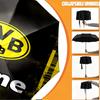 Custom Name Personalized Borussia Dortmund Print Umbrella, Auto Open Close, 8‑Rib Sturdy Frame, Commute Camping Hiking Use, Birthday Gift