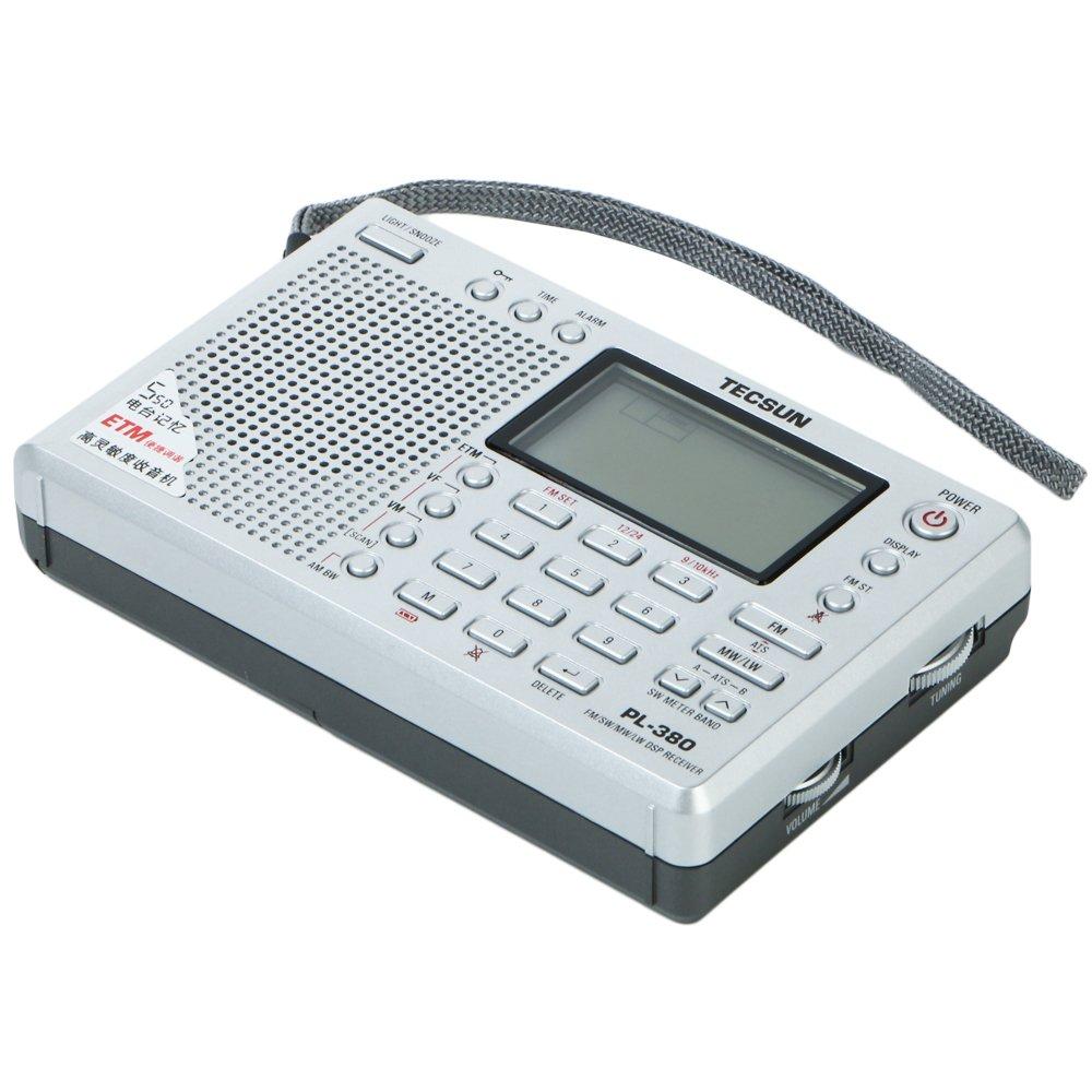 TECSUN Digital DSP коротковолновый радиоприемник портативный BCL приемник FM мирового диапазона 550 предустановленных станций память 10 кнопок измеритель сигнала USB питание ATS Auto