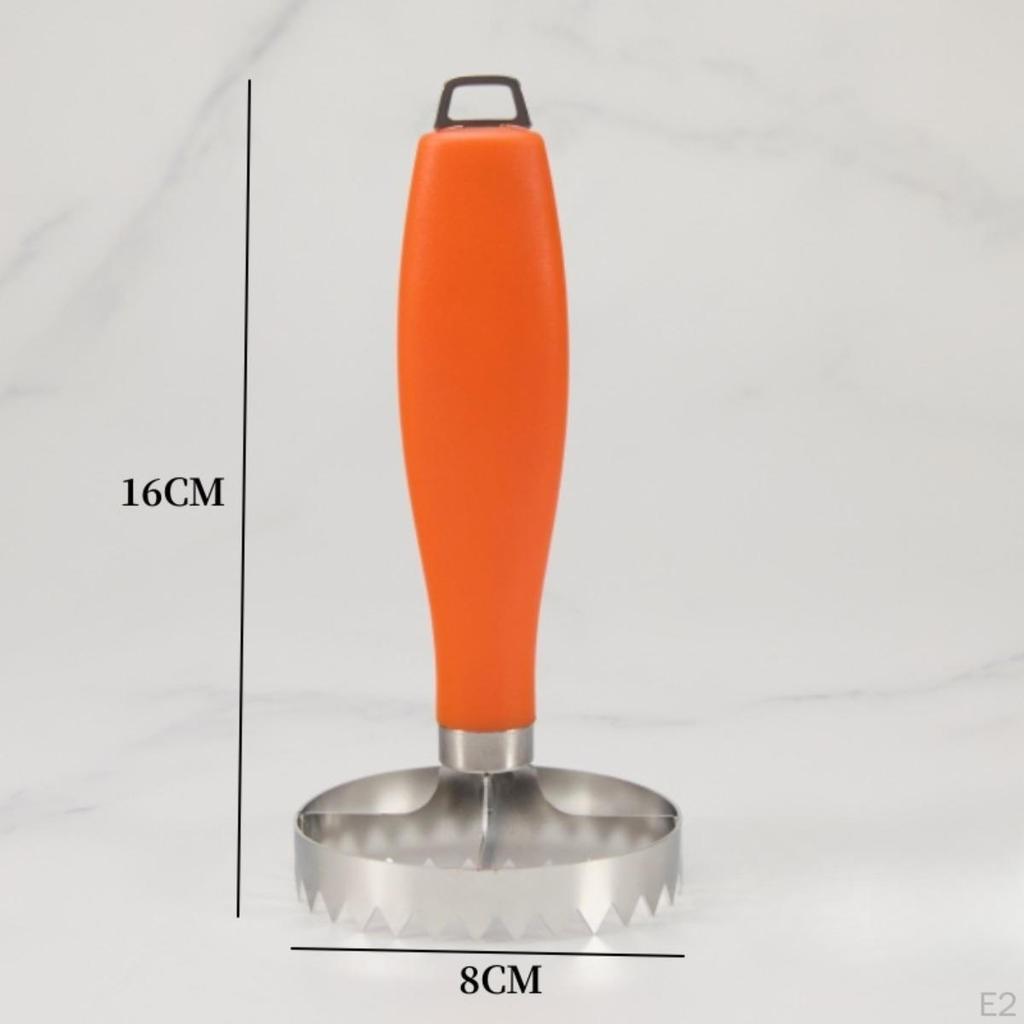 Cutlery Handheld Serrated Food Chopper 304 Stainless Steel Lightweight Small Kitchen Tool Versatile