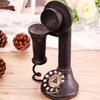 Gift Home Decor Vintage Telephone Model Wall Hanging Crafts Ornaments Retro Home Furniture Figurines Phone Decoration