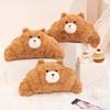 Bear Croissant Throw Pillow Plush Toy Bread Doll Home Sofa Pillow Cushion Girl Gift
